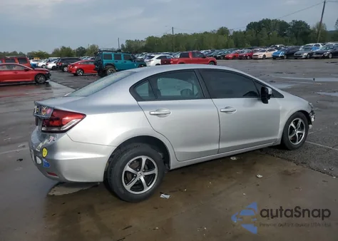 2015 Honda Civic Se z USA, uszkodzony, nr VIN 19XFB2F79FE089653